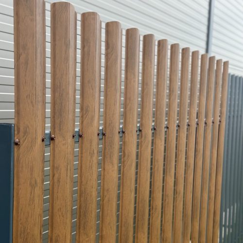 Íves kerítésléc, Kétoldalas, Dió