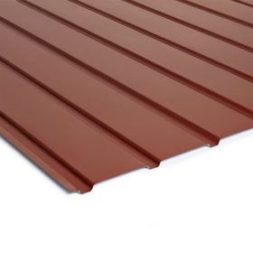 T8 trapézlemez, Egyoldalas, Bordó, RAL3009, Lv: 0,4mm