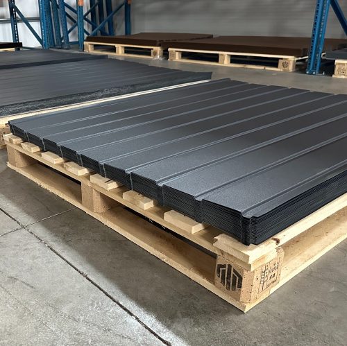 T8 trapézlemez, Egyoldalas, Antracit matt, RAL7016, Lv: 0,4mm