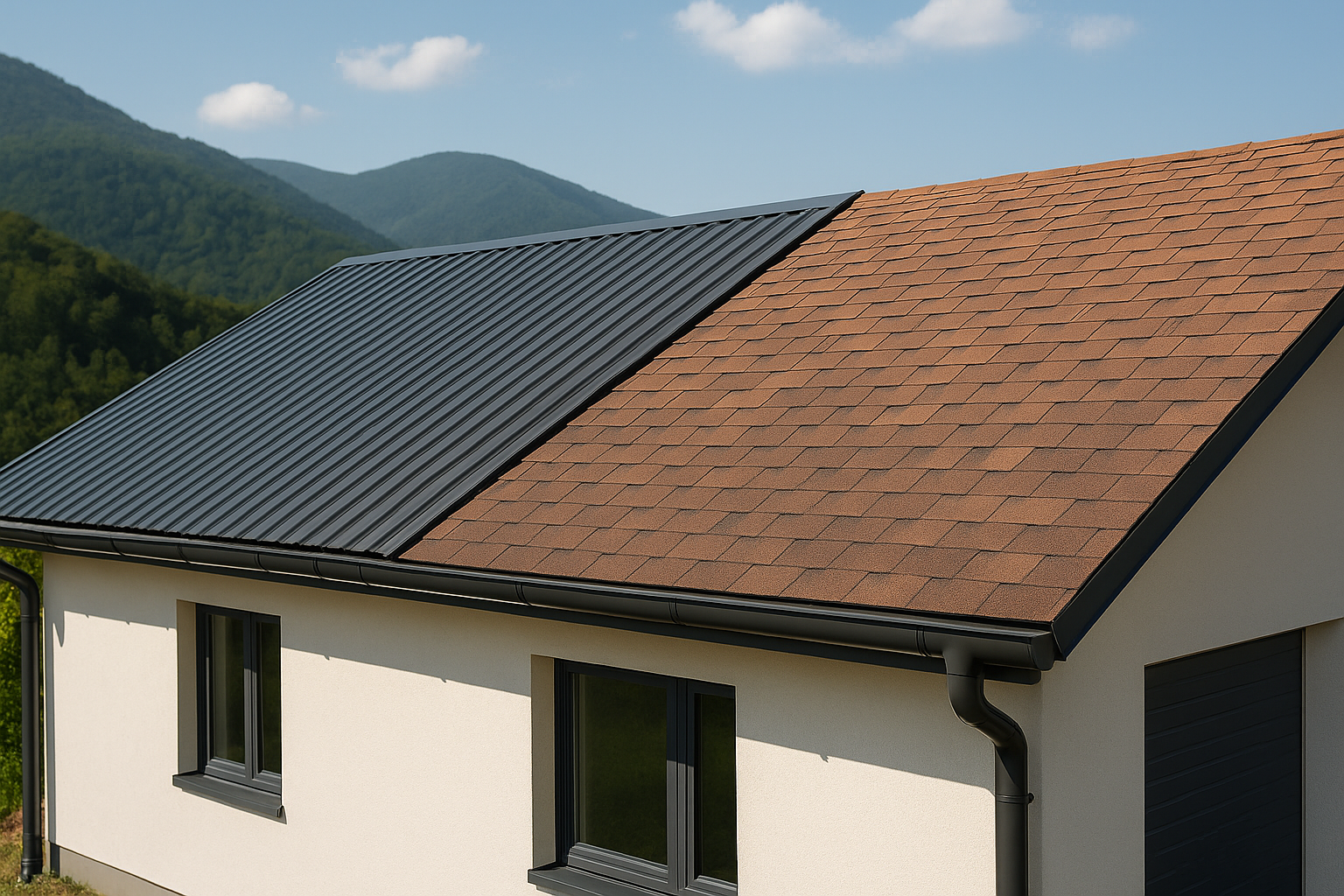 Trapézlemez vs. bitumenes zsindely – Melyik a jobb választás tetőfedéshez?