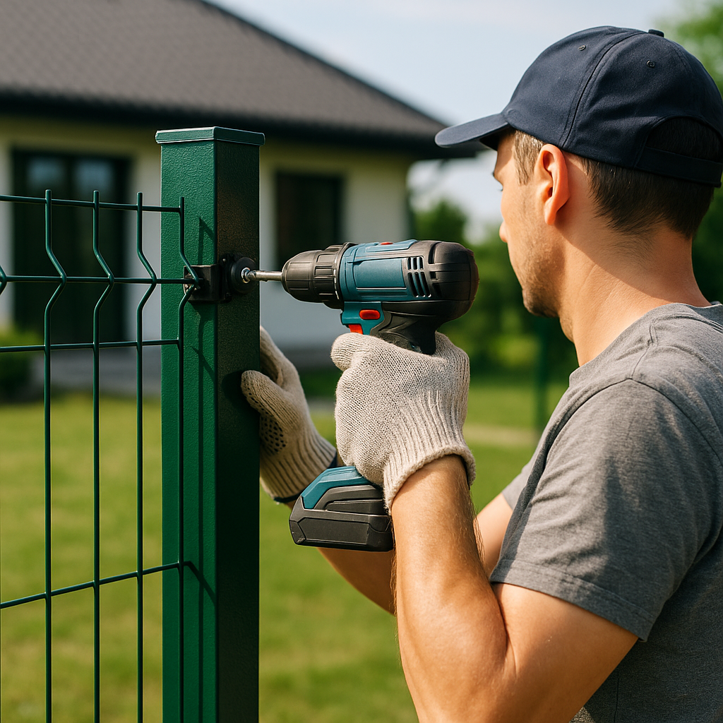 3D kerítés telepítése házilag – lépésről lépésre útmutató
